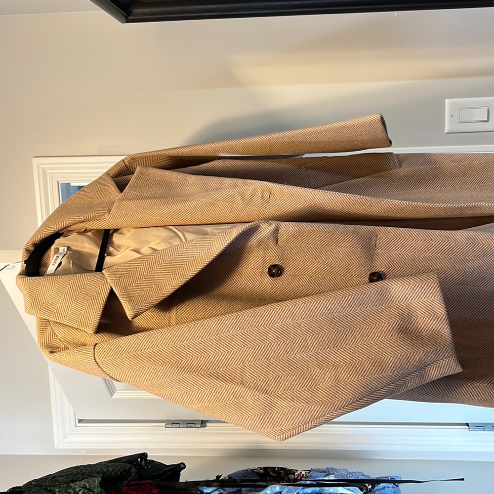 Full length coat brand new with tags from just fab size large